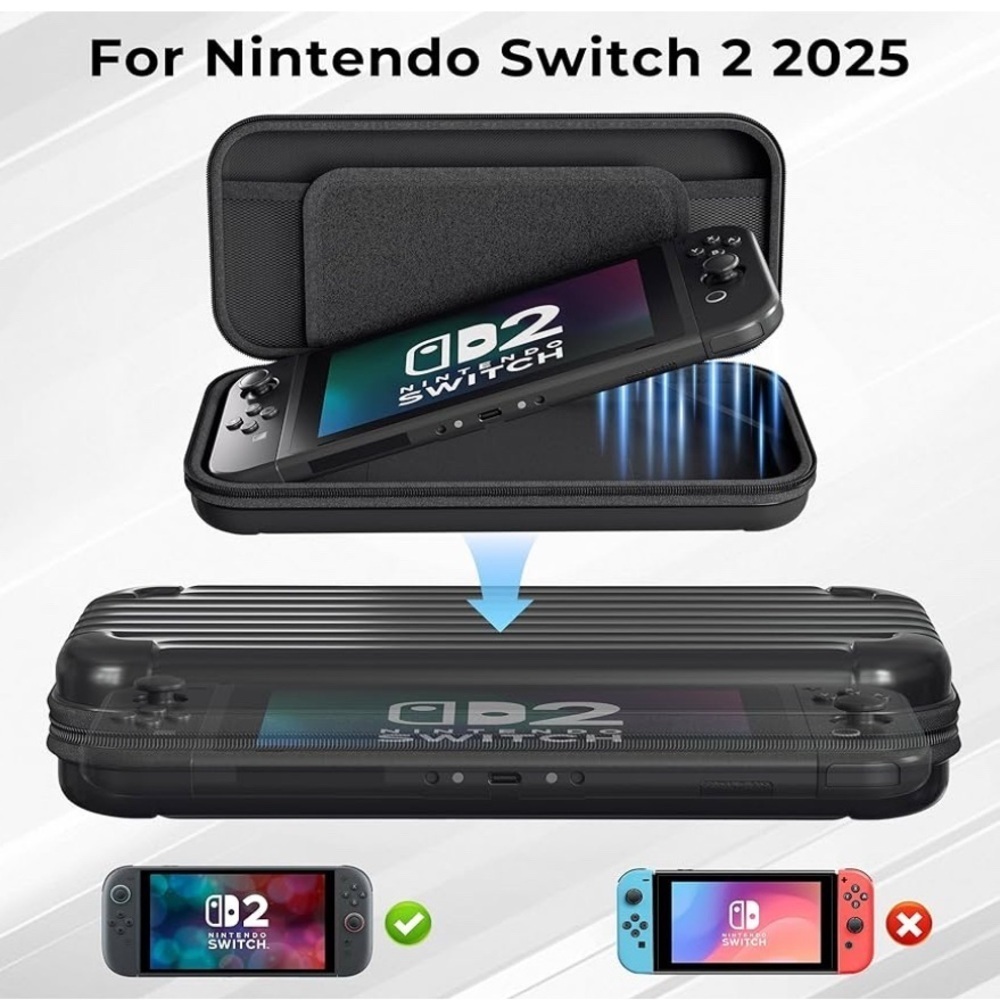 Carrying Case for Nintendo Switch 2 Large Capacity Protective Hard Shell (058) - Picture 2 of 5
